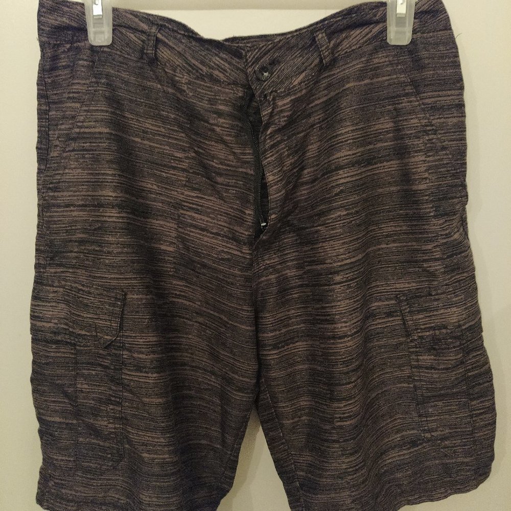 Used Blue Gear Brown & Black Swim Shorts 30